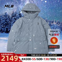 美职棒（MLB）羽绒服男女装 冬季纽约洋基队时尚防风保暖夹克羽绒衣 3ADJB0936-43BLP L