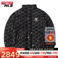 美职棒（MLB）男装女装 保暖羽绒服时尚户外运动服休闲外套 3ADJM0236-50BKS S