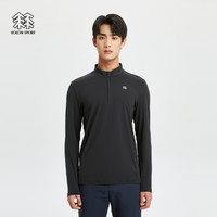 KOLON SPORT 可隆户外休闲男子吸湿S-FUNCTIONAL速干半拉链长袖T恤