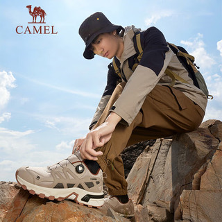 骆驼（CAMEL）户外徒步鞋男专业耐磨登山鞋爬山运动鞋防泼水 F13A69a3012 黑色 黑色男款 42