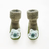 馨颂婴儿地板鞋袜毛圈宝宝袜子儿童防滑学步袜 军绿 0-6个月 0-6个月【脚长8-10cm】
