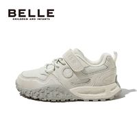 百亿补贴：BeLLE 百丽 大额券:BeLLE 百丽 儿童运动鞋男女童春秋季软底轻便百搭小白鞋