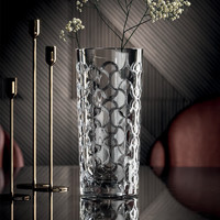 RCR 进口水晶玻璃花瓶高档欧式轻奢透明ins风客厅摆件插花