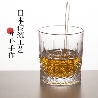 KAGAMI 【龙年】日本水晶玻璃菱光double威士忌杯手工洋酒杯 龙年生肖款（250ml) 250ml