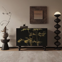 韵祺阁法式中古风家用客厅入户玄关柜大容量装饰柜现代卧室实木矮柜 北美白蜡木 【支持尺寸】