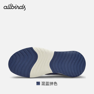 Allbirds Courier【】复古阿甘跑鞋厚底运动休闲男女拼接鞋 混蓝拼色 38 女码