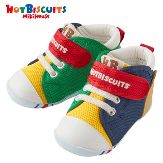MIKIHOUSEMIKIHOUSE HOT BISCUITS  儿童绚丽色彩普奇熊笑脸婴儿学步鞋 多色 内长14cm