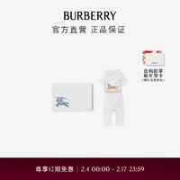 博柏利（BURBERRY）【】婴儿 马术骑士徽标三件套婴儿套装80831381