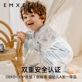 嫚熙（EMXEE）【】纱罗桑蚕丝纱罗分腿睡袋防惊跳 天鹅舞曲 73码(适合66-73cm)