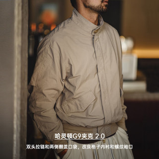 马登 【阿美咔叽】轻户外防泼水哈灵顿G9重磅立领夹克  TS2401316