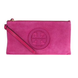 TORY BURCH 汤丽柏琦 托里伯奇 女士皮革手拿包 42089 500（微瑕疵） 石榴红色500（微瑕疵） 均码