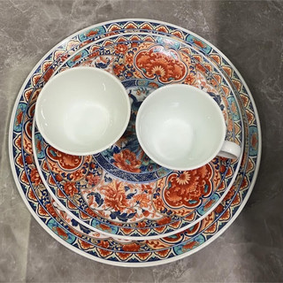 美浓烧 高级碗碟套装陶瓷孔雀伊万里套具日本直邮餐具 小碗尺寸口径9cm高6.8cm 1件套