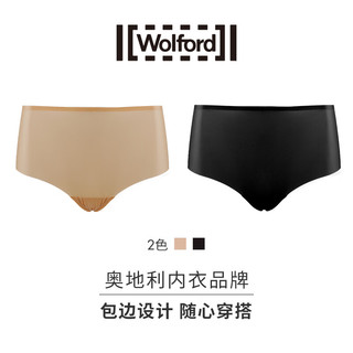 Wolford/沃尔福特Skin高腰薄款柔软舒适自然透气女无痕内裤69969 7005 黑色 XS