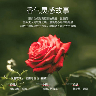 Perfumelife 香鉴 玫瑰之境精油空间香氛/精美新年 藤条香薰液礼盒装120ml 香薰液+香氛片1片+玫瑰花1朵