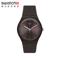 swatch 斯沃琪 瑞士手表 原创系列时尚简约石英男女表SUOC700