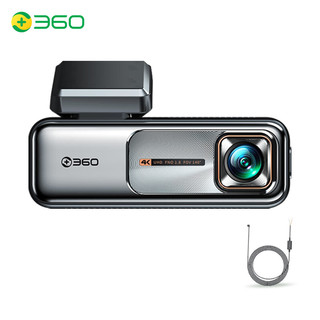 360 K980 行车记录仪 单镜头 64GB 黑色+降压线