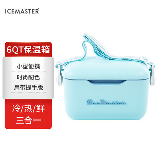 ICEMASTER 冰大师 小型号保温箱时尚肩带提手款冷藏保鲜箱轻便母乳箱多巴胺色系5L