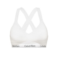卡尔文·克莱恩 Calvin Klein CK女士文胸 运动内衣 送女友礼物000QF1654E 100白色 S