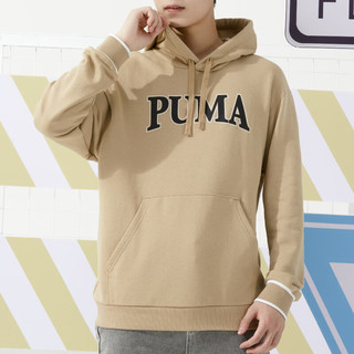 彪马（PUMA）男装卫衣 2024春季时尚运动服跑步保暖舒适休闲套头衫 681253-83 L(180/100A)