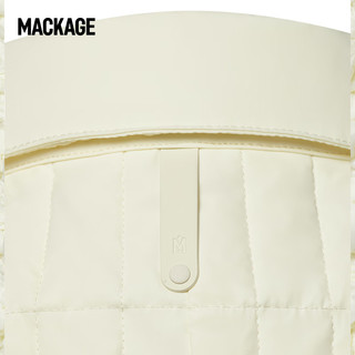 MACKAGE复古绗缝系列-女士 HELIA轻薄羽绒马甲背心24早春 奶油白 XL