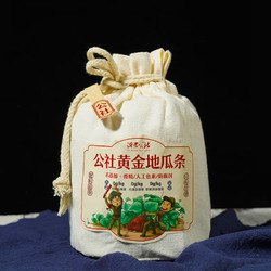 Yi-meng Red Farm 沂蒙公社 0添加剂红薯干500g帆布袋独立小包装地瓜干地瓜条休闲怀旧零食