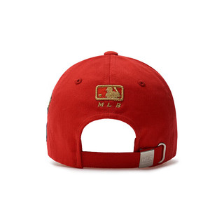 MLB接龙运 男女童龙年潮趣棒球帽简约百搭7ACPDN14N-43RDD-F3 深红色 F38-11岁(54-56cm)
