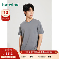 hotwind 热风 2024年春季男士基本款短T恤 F01M4100