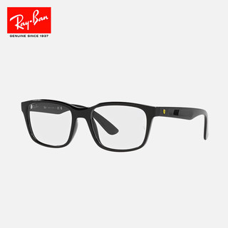 Ray-Ban 雷朋 RayBan雷朋光学镜架法拉利方形镜框0RX7221M F683 F683黑色镜框