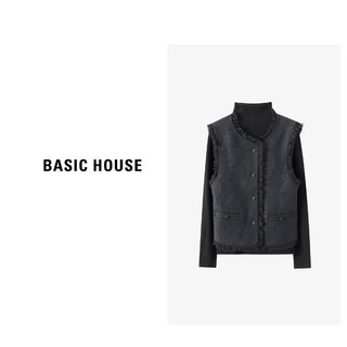 BASICHOUSE 百家好 Basic House/百家好小香风套装女秋冬季新款名媛气质高雅半身裙