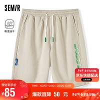 森马（Semir）休闲裤男夏季日常时尚休闲五分裤109323126108 浅驼