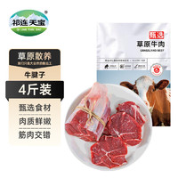 祁连天宝 新鲜生鲜牛腱子4斤整切生鲜腱子肉