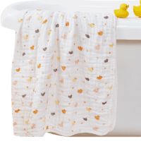 88VIP：全棉时代 纱布婴儿浴巾宝宝新生儿童浴巾纯棉吸水洗澡包被盖毯裹巾