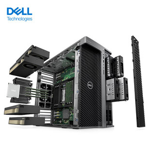 戴尔（DELL）T7960高性能图形工作站GPU服务器深度学习仿真AIW5-3435X 16核32线 32G/512G+2T/RTXA2000 12G W5-3435X 32G/512G+2T/RTXA2000