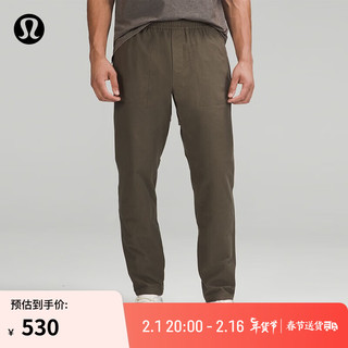 lululemon 丨Utilitech™ 男士经典剪裁松紧腰长裤 透气 LM5AJGS 角豆 XXL