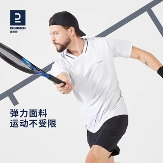 DECATHLON 迪卡侬 速干T恤男夏季运动上衣训练半袖孟菲尔斯同款短袖MSJT 卡其绿圆领-孟菲尔斯同款 L