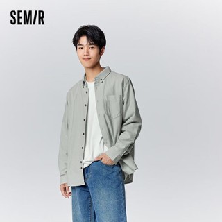 Semir 森马 长袖衬衫男冬季时尚轻商务时尚衬衣舒适日常通勤上衣101722105108