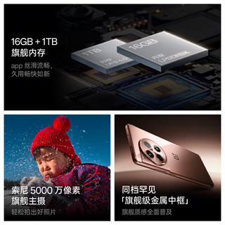 OnePlus 一加 Ace 3 16GB+1TB 星辰黑 1.5K