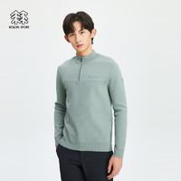 KOLON SPORT可隆长袖T恤男户外抗菌内搭上衣弹力休闲衣 青苔绿MO 185/2XL