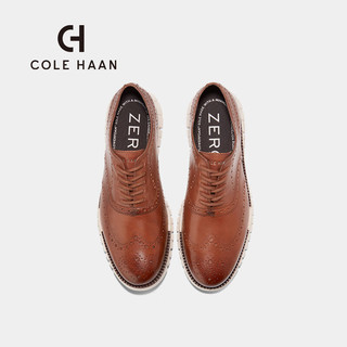 colehaan/歌涵 男鞋牛津鞋 24年春季布洛克雕花休闲皮鞋男C39602 棕色-C39602 40