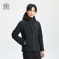 KOLON SPORT可隆 男士GORE-TEX防水加热棉服 黑色BK 190/3XL