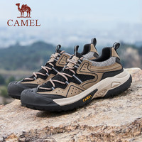 CAMEL 骆驼 2024春季户外徒步运动登山男鞋复古休闲透气舒适低帮工装鞋 G14S342046 杏色 42