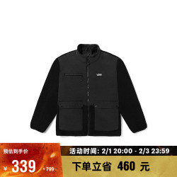 vans范斯男子夹克黑色l