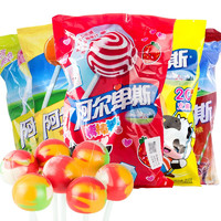 阿尔卑斯 棒棒糖20支混合装儿童零食品糖果喜糖硬糖圣诞礼物整袋发货 混合口味120gX1袋