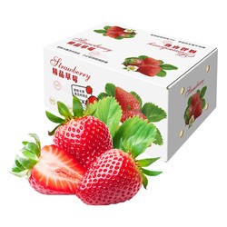 宜品道 新年特价1000箱 99红颜草莓 5斤净重 30-40克特大果