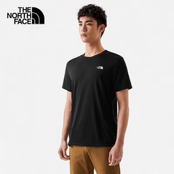 THE NORTH FACE 北面 短袖T恤男23春夏户外速干运动健身休闲短袖7WCW JK3/黑色 L