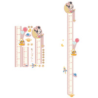 Disney 迪士尼 母婴 儿童身高墙贴 宝宝量身高尺卡通测量尺 气球粉23001084