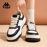                                                                                 KAPPA卡帕女鞋小白鞋女2024春季板鞋子女百搭休闲鞋黑白熊猫运动鞋 经典白/黑色 38