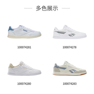 Reebok锐步24春夏男女鞋COURT ADVANCE时尚休闲复古板鞋 100074278 40 (25.5cm),US: 7.5