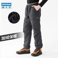 迪卡侬青少年雪地徒步保暖长裤 -碳灰色丨SH100 X-Warm2956680 161-172cm14-15岁