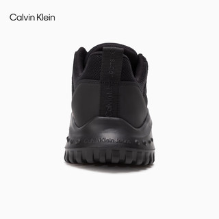 Calvin Klein Jeans24春夏男士简约轻便舒适网面厚底跑步运动鞋YM00905 0GT-太空黑 41